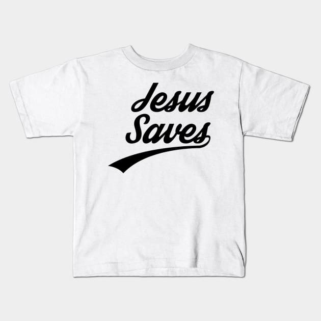 Jesus Saves Christian Shirts and Gifts Kids T-Shirt by ChristianLifeApparel